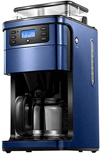 NOALED Cafetera 2 Cafetera programable de 12 Tazas con Control de aplicación Cafetera de Goteo con Temporizador y Olla térmica Cafetera con Filtro Permanente Azul