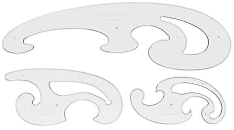 tz-bedarf.de Burmester/Burmeister KURVENSATZ 3-teilig, transparent