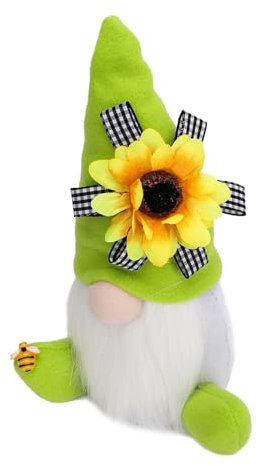Zwerge Plüsch-Dekoration, Innovative, Niedliche, Handgefertigte Zwergen-Ornamente Im Sonnenblumen-Design, für Zuhause, Küche, Bauernhaus, Abgestuftes Tablett, Urlaub, Festival,
