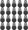 Dreuhuing Campingzelt-Clips, Planen-Clips | Hochleistungs-Planenklammern - 20 x Baldachin-Clips, Planenbefestigungen, Markisen-Werkzeuge, Zeltzubehör für Autoabdeckungen, Planen, Banner, Campingzelte