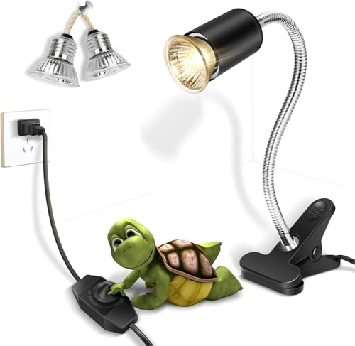 Schildkröte Wärmelampe,25W 50W Wärmelampe Schildkröten,Wärmelampe für Schildkröten Terrarium,Reptilien Terrarium Lampe,Wärmestrahler Aquarium Tiere für Schildkröte, Eidechse, Spinne, chlange