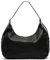 MISAKO Shaila Große Hobo-Tasche - Damen Clutch Abendtasche - Elegante Handtaschen für Party & Events Shaila Schwarz 38 X 42 X 14 cm
