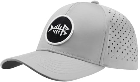 Bassdash UPF 50+ Casquette de Baseball à séchage Rapide Résistante à l'eau Casquette à visière Ajustable en Maille découpée au Laser pour Hommes et Femmes Pêche Randonnée FH14