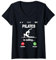 Damen Pilates nennt Frauen Fitness und Fitnessstudio lustig T-Shirt mit V-Ausschnitt