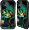 Head Case Designs Offizielle Rose Khan Grüne Zeit Drachen Hybride Handyhülle Hülle Huelle kompatibel mit Apple iPhone 16e
