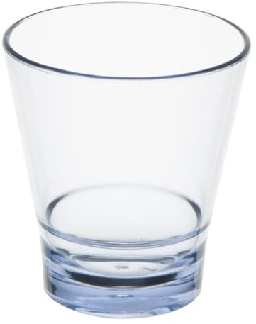 Olympia Kristallon Polycarbonate Stacking Tumblers 250ml (Pack of, 250 ml | Supplied as a box of 6 in a vibrant blue finish, offering a shatterproof option for busy commercial kitchens.