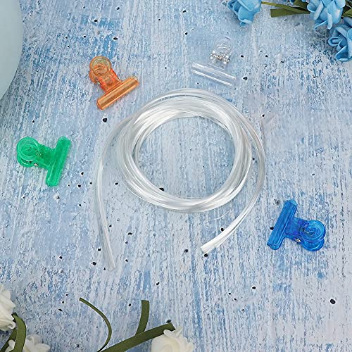 Cryfokt Glasfaser-Clamp/Holder-Ons für Nagelseidenverlängerungen, Acrylspitzen, Natürliche Lange Nägel, Faserwerkzeuge für den Salongebrauch, 50 Cm, 5er-Pack, Geeignet für Professionelle Nagelkünstler