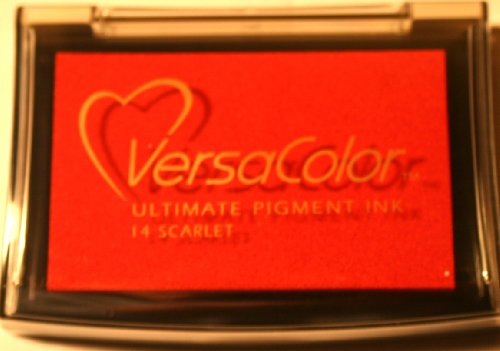 Pigmentstempelkissen /Versa Color /Scharlachrot