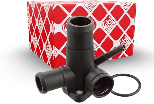 febi bilstein 18254 Kühlwasserflansch für Zylinderkopf, 1 Stück | Kompatibel mit: SEAT CORDOBA, IBIZA II, INCA, TOLEDO I, VW CADDY II Großraumlimousine, CADDY II Kasten/Großraumlimousine