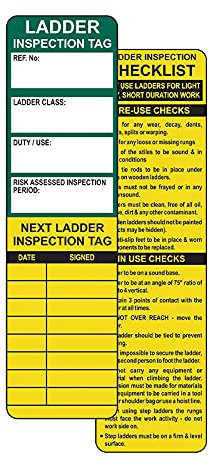 Spectrum Industrial Ladder Tag Insert