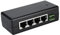 12-48V 4 Port POE Power Supply Module Adapter ,4 Port PoE Ethernet Power Supply Injector, Gigabit Ethernet PoE Ethernet Desktop Switch for IP Camera, Compatible with International Safety Standards
