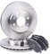 RIDEX 3405B0197 Bremsenset Vorne Belüftet 240mm - Bremsen Set mit Bremsscheiben und Bremsbeläge Satz