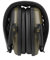 Hakeeta Casco Tiro Electrónico Casco Protector Auditivo Auriculares de Caza Orejeras Protección Plegables, Cancelación de Ruido, Casco con Espuma Suave, 350Horas de Batería(Verde)