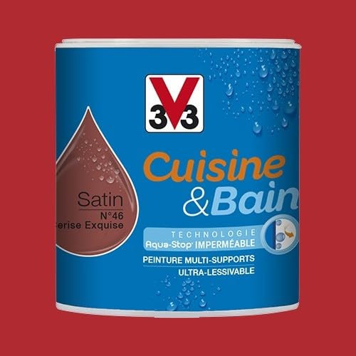 V33 Peinture Cuisine & Bain Cerise exquise n°46