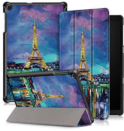 Xuanbeier Funda Carcasa Compatible con Samsung Galaxy Tab A 10.1 Pulgadas SM - T510 T515 2019 Versión Ultra Delgada con Función de Soporte (Z-Tower c)