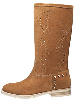 Nero Giardini E010301D Stivali Donna in Pelle - Tabacco 37 EU