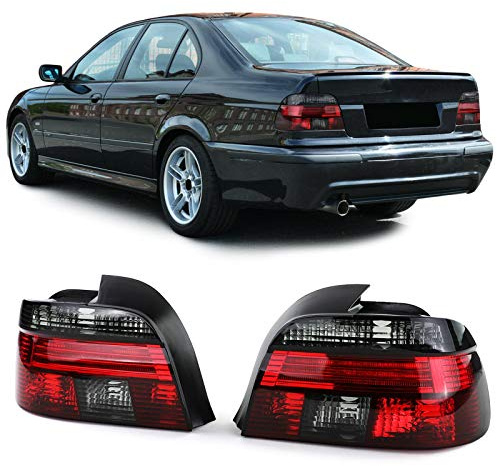 Klarglas Rückleuchten rot schwarz für BMW 5er E39 Limousine 95-00