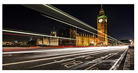 Tulup Acrylglas - 120x60cm - Bild Acrylglas Deko Wandbild Kunststoff/Acrylglas Bild - Dekorative Wand Küche & Wohnzimmer - Big Ben London