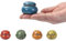 Small Urn for Human Ashes - 1.6'' Handicrafted Urn - Beautiful Tiny Keepsake Urns - Mini Urn Made of Ceramic - Hold 1.2 Cubic Inches of Ashes (Blue)