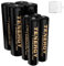 Tenergy Premium PRO Rechargeable AA and AAA Batteries, High Capacity NiMH 2800mAh AA 1100mAh NiMH AAA Batteries, 8 Pack 4AA and 4AAA Rechargeable Batteries