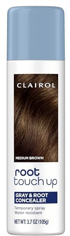 Clairol Root Touch-Up Temporary Hair Coloring Spray, Medium Brown Hair Color | Instant Natural-Looking Gray Root Coverage | Ammonia Free | Lightweight Formula | Pack of 1
