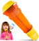 NOVELTY PLACE Echo Mic for Kids and Toddlers - Battery-Free Magic Karaoke Microphone Voice Amplifying Retro Toy for Singing, Speech & Communication Therapy - 10 (Yellow & Orange)