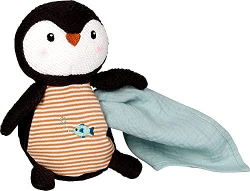 Die Spiegelburg - Kuscheltier mit Schnuffeltuch Pinguin, Little Wonder, 17835