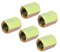 sourcing map 5 Stück Sechskant Überwurfmuttern M10x1mm Gewinde 20mm Länge Hülse Stehbolzen Adapter Rohrverbinder bunt