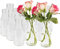 10 Stück Runde Mini Vasen Typ 263 Glasfläschchen kleine Dekoflaschen Flasche Väschen Vase Glasflaschen Blumenvase (10 Stück)
