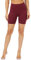 Colorfulkoala Radlerhose Damen mit Taschen Kurze Sporthose Kurze Leggings Hohe Taille Radlershorts für Yoga Gym Shorts Sommer (M, Weinrot)