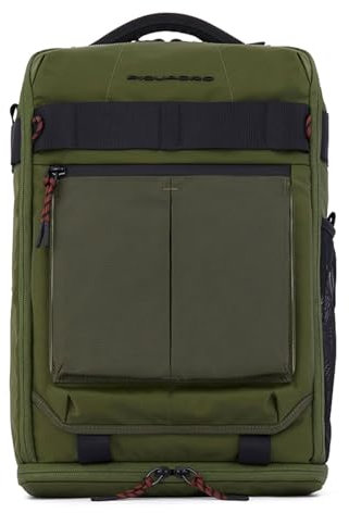 PIQUADRO ZAINO PORTA PC 14 IN TESSUTO RICICLATO CON LUCE A LED