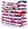 LEGVAEY Strandtasche Badetasche Wasserdicht Strandtasche Groß mit Reißverschluss Pooltasche, Flamingo, cm