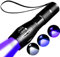 YZYOE Wiederaufladbare schwarze Licht UV Taschenlampen, schwarzes Lichter Mini,Blut Tracking Lampe für die Jagd, LED UV Fackel 3 in 1 schwarzes Lichter und blaues Licht und weiße Lichter, 3 Modi.