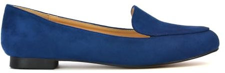 ESSEX GLAM New Womens Flat Slip On Loafers Shoes Ladies Mocassins Slippers Pumps Size