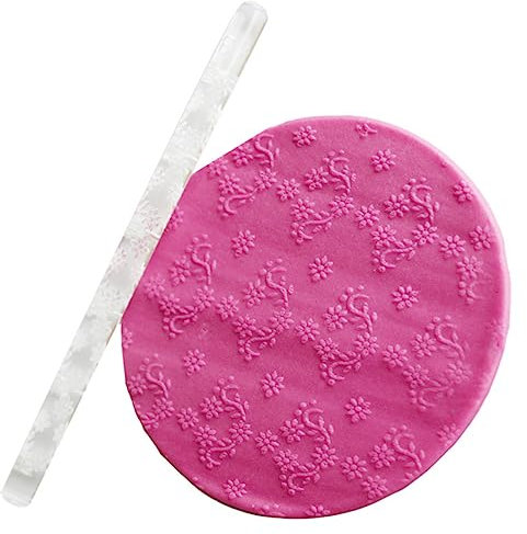 ABOOFAN Rouleau À Pâte Antiadhésif Rouleau à Pâtisserie Goupille à Rouleaux en Relief Tournesol Rouleau À Pâtisserie Gravé