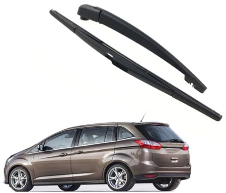 Auto Heckscheibenwischer,für Fo-rd Grand C-Max(2010 2011 2012 2013 2014 2015) Heckwischerarm Scheibenwischer Hinten Wischerarm Heckwischerblatt Wischer Set Ersatz