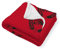 Manchester United FC Character World Offizielle Fleecedecke, superweicher, Warmer Überwurf mit Sherpa-Rückseite, Fußballmannschafts-Design, perfekt für Zuhause, Schlafzimmer, Übernachtungen und