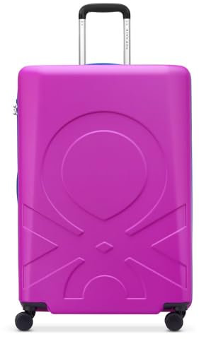 DELSEY PARIS x United Colors of Benetton - FABRICA - Valise soute Rigide 75 cm x 50 cm x 32 cm - 104 L - XL - Violet