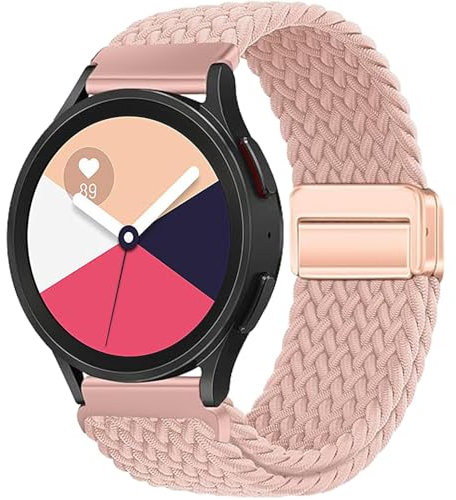 FYISWHO Magnetico Cinturino per Ticwatch Pro 3/Pro 3 Ultra GPS/GTX/E2/S2, 22mm Nylon Sport Bracciali Cinturini di Ricambio per Coros Pace 3/Pace Pro/Apex 2 Pro/Apex Pro/Apex 46mm