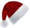 Rot Pailletten Weihnachtsmütze für Erwachsene Kinder,35*45cm Nikolausmütze Plüsche Weihnachtsmann Mütze,Warm Dicker Nikolaus Mütze Santa Clause Mütze für Männer Frauen Familie Weihnachtsfeier