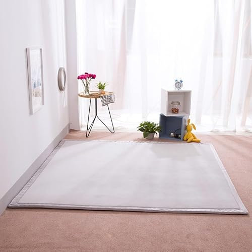Alfombra antideslizante de terciopelo coral suave para dormitorio, sala de estar, esterilla de yoga, 80 x 180 cm, decoración educativa para aula, guardería