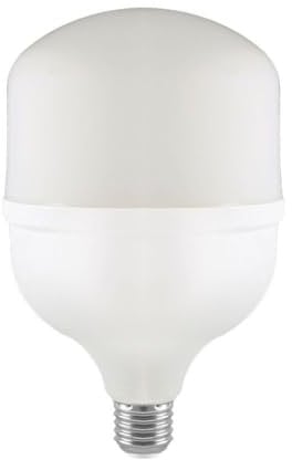 V-TAC LED Bulb - 50W Plastic T140 4000K E27 With E40 Ring