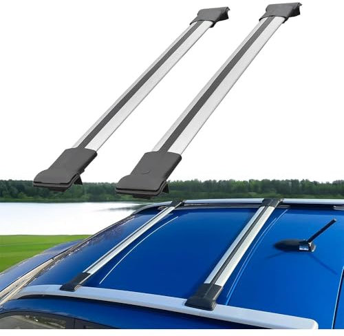 SAXCXCS Dachgepäckträger Dachträger für Vw T5 Transporter 2003-2015 Aluminium Dachträger Relingträger Integrierte Dachreling