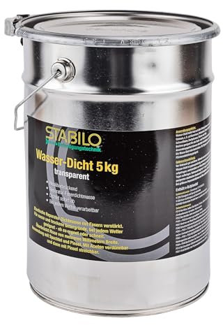 Wasser-Dicht 5kg - transparent | Wasser-Stopp, Universalabdichtung und Feuchtigkeitssperre | Dichtet sofort bei jedem Wetter