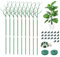 Monstera Lot de 9 piquets de support pour plantes, 100,1 cm de haut, support de plantes Monstera, piquets pour décorations extérieures, accessoires de plantes (100,1 cm)