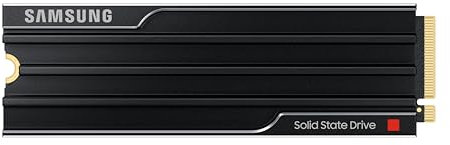 Samsung 9100 PRO Heatsink NVMe M.2 SSD, 4 TB, PCIe 5.0, 14.800 MB/s Lesen, 13.400 MB/s Schreiben, Interne SSD für PC-/Konsolen-Gaming und Videobearbeitung, Schwarz, MZ-VAP4T0CW