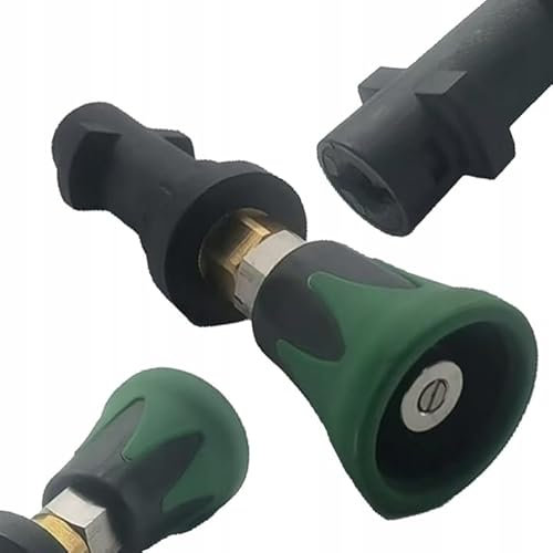Karcher Mini Lanze – Flachstrahldüse 25° grün | Kärcher K2-K7 Bayonett | 4000PSI | Kompaktes Design für enge Räume | Hochdruckreiniger Zubehör