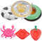 SOPOTUTU 1 Juego Soporte Inflable para Bebidas De Portavasos Flotantes para Piscina Fiesta De Tropicales 6 Piezas