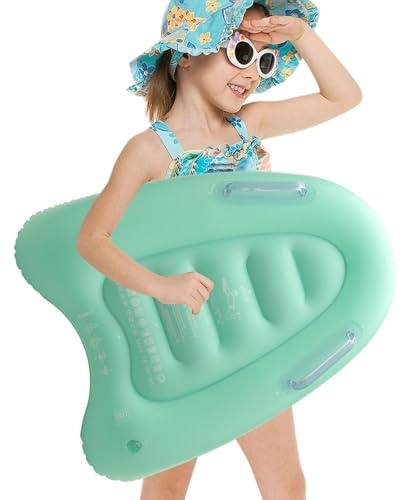 Aufblasbares Bodyboard - Aufblasbares Surfbrett | Surfbrett Aufblasbar | Aufblasbares Surf Bodyboard | Kinder Aufblasbares Schwimmbrett | Schwimmutensilien Für Ozeane, Pools