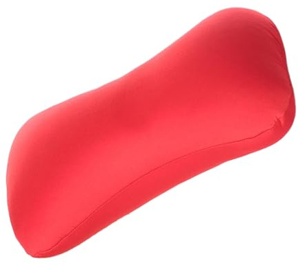 SVCEQZE Mikroperlen Nackenkissen, 38x20 cm Nackenstützkissen, Rundrohr-Nackenkissen, Tragbare Ergonomische Kopfstütze Für Flugzeug Auto Bahn Roadtrip Büro Bett